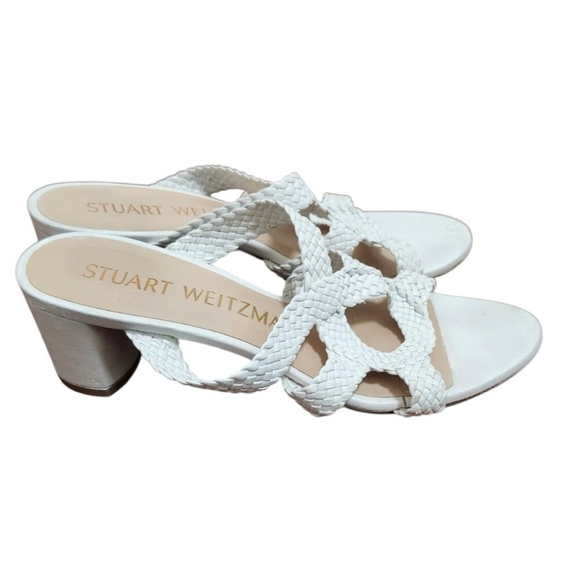 STUART WEITZMAN Woven Padded sandals size 7 - Picture 4 of 12